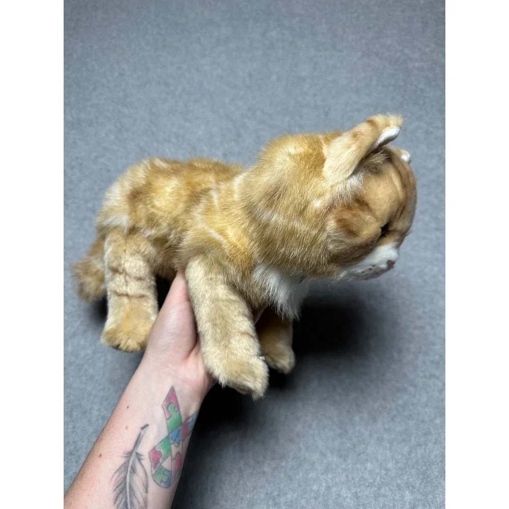 Demdaco Maine Coon Cat Plush‎ Ginger Tabby Stuffed Animal Cats & Kittens N00577